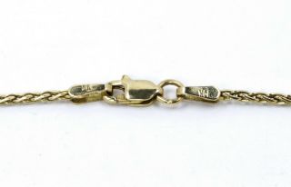 Vintage 14k rose gold Lariat tassel necklace 8.  6 grams (128) 4