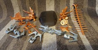 Twenty (20) Rare Eternia Playset Parts - Vintage Motu Masters Of The Universe