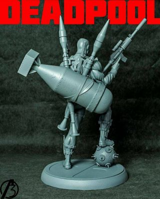 Deadpool Statue Custom Alpha 3 Le/30 Rare Sideshow Xm Studios