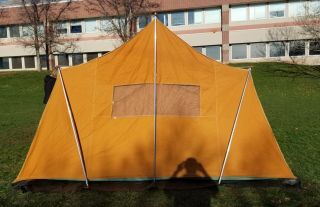 Vintage Coleman Canvas Holiday Tent Model 8430 - 720 9 ' x 12 ' 5