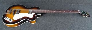 Hofner Hct 500/2 - Sb Club Bass Guitar Great Uk Vintage Style Vibe Sunburst