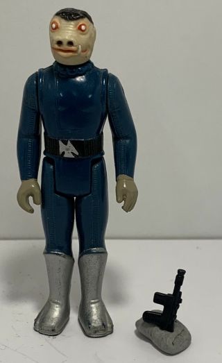 Vintage Star Wars Rare Blue Snaggletooth Complete Action Figure By Kenner