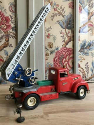 Vintage German Schuco Fire Truck Fire Brigade Fire Engine 6080