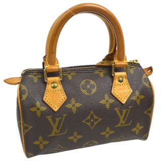 Authentic Louis Vuitton Mini Speedy Hand Bag Purse Monogram M41534 Vtg Jt06635k
