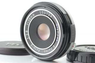 Rare [ ] Olympus Zuiko Auto - S Pancake Lens 38mm F2.  8 38/2.  8 Pen F Ft Japan