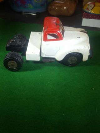 Vintage Japanese Tin Toy Friction Semi Truck