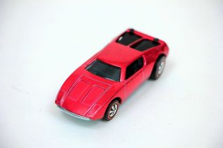 Vintage Hot Wheels Redline AMX II AMX/2 Gleaming Rose w/ Button Minty Fresh 3