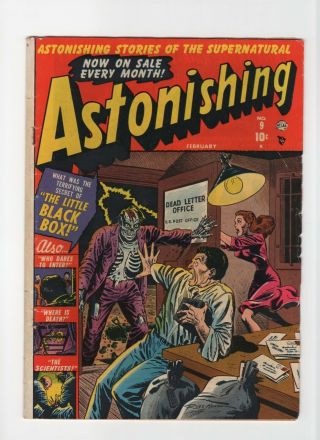 Astonishing 9 Vintage Marvel Atlas Comic Pre - Code/hero Horror Golden Age 10c