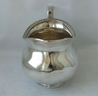 Quality Solid Sterling Silver Cream Jug 1925/ L 14 cm/ 182 g 2