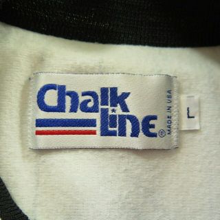 Vintage 80s Chicago White Sox Jacket Large Chalk Line MLB Baseball Sports 2