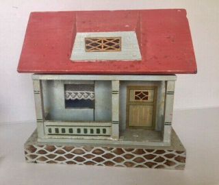 Antique German Gottschalk Cottage Dollhouse Ca.  1910 - 1920