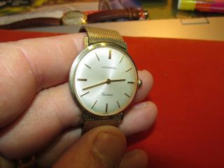 Vintage Longines Cosmo Mens Wrist Watch 10k G.  F.  1200 Not Running Kestenmade