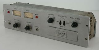 Vintage Ampex Tube Stereo Mic Recording Preamplifier For Parts/repair (1)