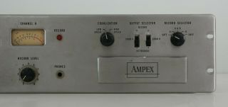 Vintage Ampex Tube Stereo Mic Recording Preamplifier for Parts/Repair (1) 3