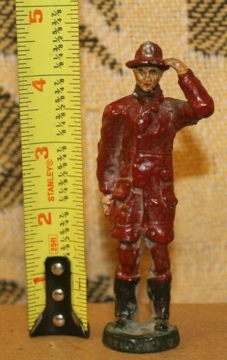 Vintage Lead Toy Figure Fireman