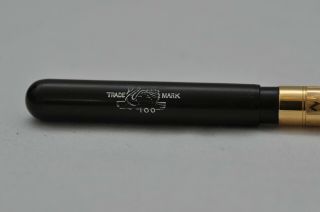 Rare Early Vintage Mabie Todd & Co Swan 100 Fountain Pen Eyedropper Half Overlay 3