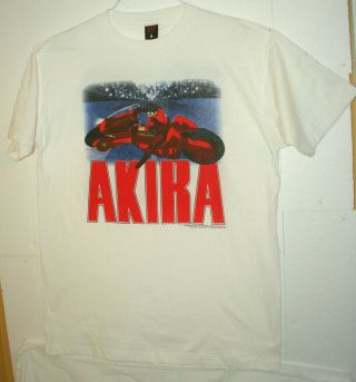 Vtg Anime Akira Committee 2 side Motorcycle T - Shirt Fashion Victim 1988 NOS 2