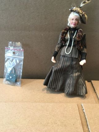 Vintage Miniature Doll House Mannequin Doll