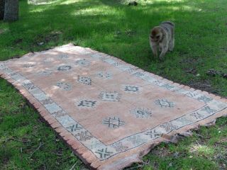 Vintage Authentic Boujaad Berber Handmade/moroccan Rug - Teppich 11 