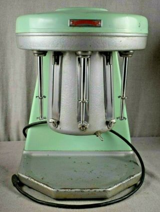 Multi - Mixer Prince Castle Mfg Vintage Sterling,  Il 3 - Head Model 9b Shake Blender