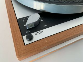 VINTAGE THORENS TD 145 TURNTABLE IN CONSOLE 3