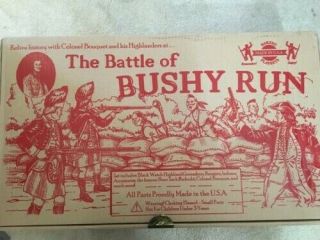 Barzso " The Battle Of Bushy Run " Playset - Very Rare - Near