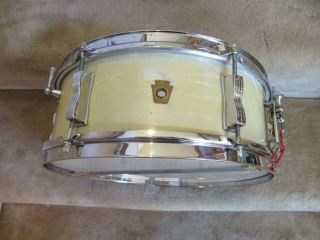 Vintage Ludwig Pioneer 14 X 5 Snare Drum,  Wmp,  Red Felt Muffler,  1960s Classic