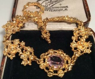 Vintage Jewellery Fabulous Christian Lacroix Signed Brutalist Link Bracelet