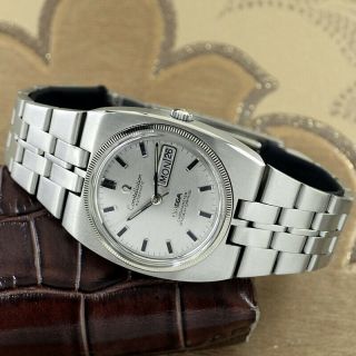 [GI]1970 ' s Vintage Omega Constellation Chronometer Day - date Dress Men ' s Watch 4