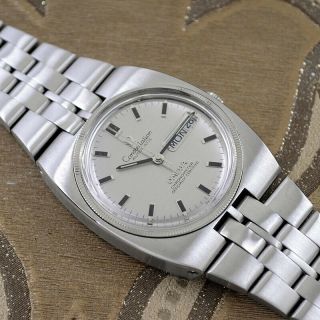 [GI]1970 ' s Vintage Omega Constellation Chronometer Day - date Dress Men ' s Watch 6