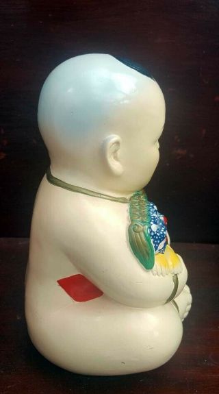 Chinese vintage porcelain figure of a child (good luck Money Box) 2