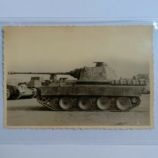 German World War Ii Archived Photo From Russian Possession Panzer Tank