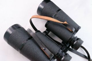 Vintage WWII - 1950s Era Leitz Wetzlar Binoculars 10x50 With Case 7