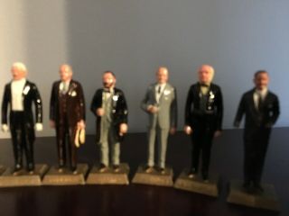Vintage Marx US Presidents 24 Figures Painted & Plastic 54mm Scale 1950 - 60s 8