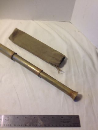 Antique Vintage Maritime Spotting Spyglass Draw Scope 22 