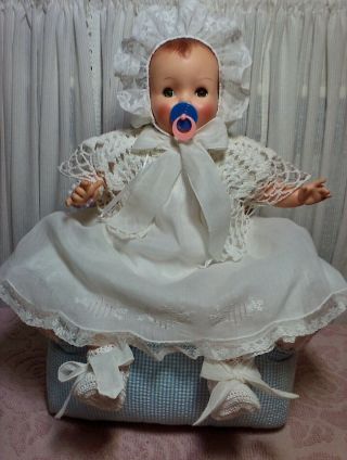 Vintage Rare 20 " Effanbee Vinyl & Oil Cloth Baby Doll