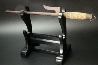 Swr155 Japanese Wooden Short Sword Rack Stand 7.  83inch×8.  26inch Katana Kake