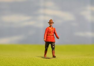 Vintage Britains Lead Toy Soldiers - Royal Canadian Police - 100 913