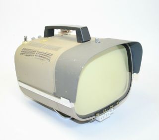1961 ICONIC SONY 8 - 301 FIRST TRANSISTOR TELEVISION VINTAGE - 5