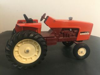 Vintage Ertl 1/16 Scale Allis Chalmers 7040 Maroon Belly Farm Toy Tractor Metal