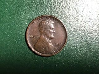 Very Sharp,  Rare 1914 D Lincoln Wheat Cent In Au,  Cond.