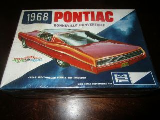 1968 Pontiac Bonneville Convertible Mpc Model Kit Factory
