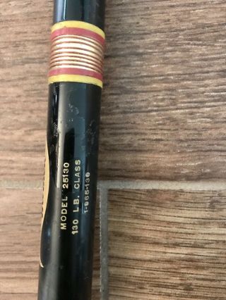 Vintage Harnell Big Game Fishing Rod 130lb Class Logo Mildrum Varmac 8