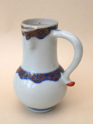 Fine Rare Antique Chinese Export Kangxi Porcelain Imari Chocolate Pot 18th Cent