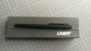 Lamy Unic Vintage Black Titanium Oxide Barrel Fountain Pen Made In West Germany