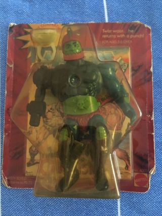 Vintage Mattel Masters Of The Universe Motu Trap - Jaw Moc Carded