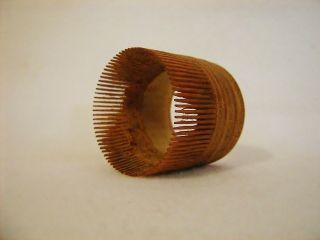 Antique c1895 Japanese Wooden Hair Kushi Combs and Accessories One Owner 7