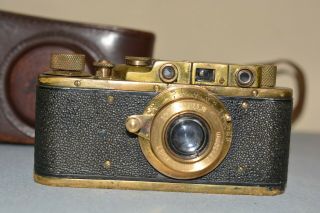 WWII 1940 ' s Vintage German Leica Camera 35mm; DRP Ernst Leitz Wetzlar 2