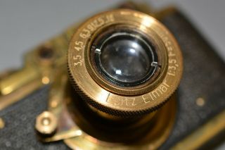WWII 1940 ' s Vintage German Leica Camera 35mm; DRP Ernst Leitz Wetzlar 3