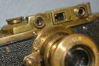 WWII 1940 ' s Vintage German Leica Camera 35mm; DRP Ernst Leitz Wetzlar 5